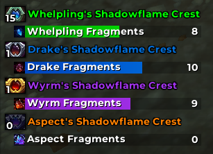 DF Fragment/Crest Tracker