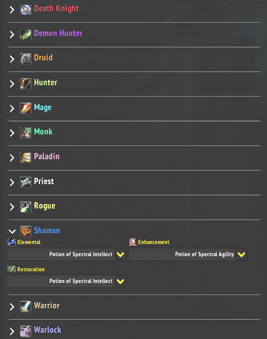 Offensive and used Potion Tracker