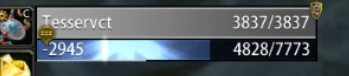 Priest 8piece Tier 3 proc, Epiphany on mana bar.